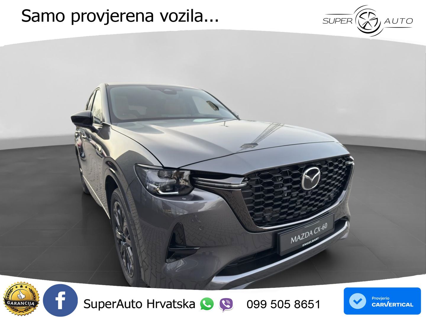 Mazda CX-60 3.3 e-Skyactiv D (254 KS) AWD Automatic MATRIX+GR SJED+KAM