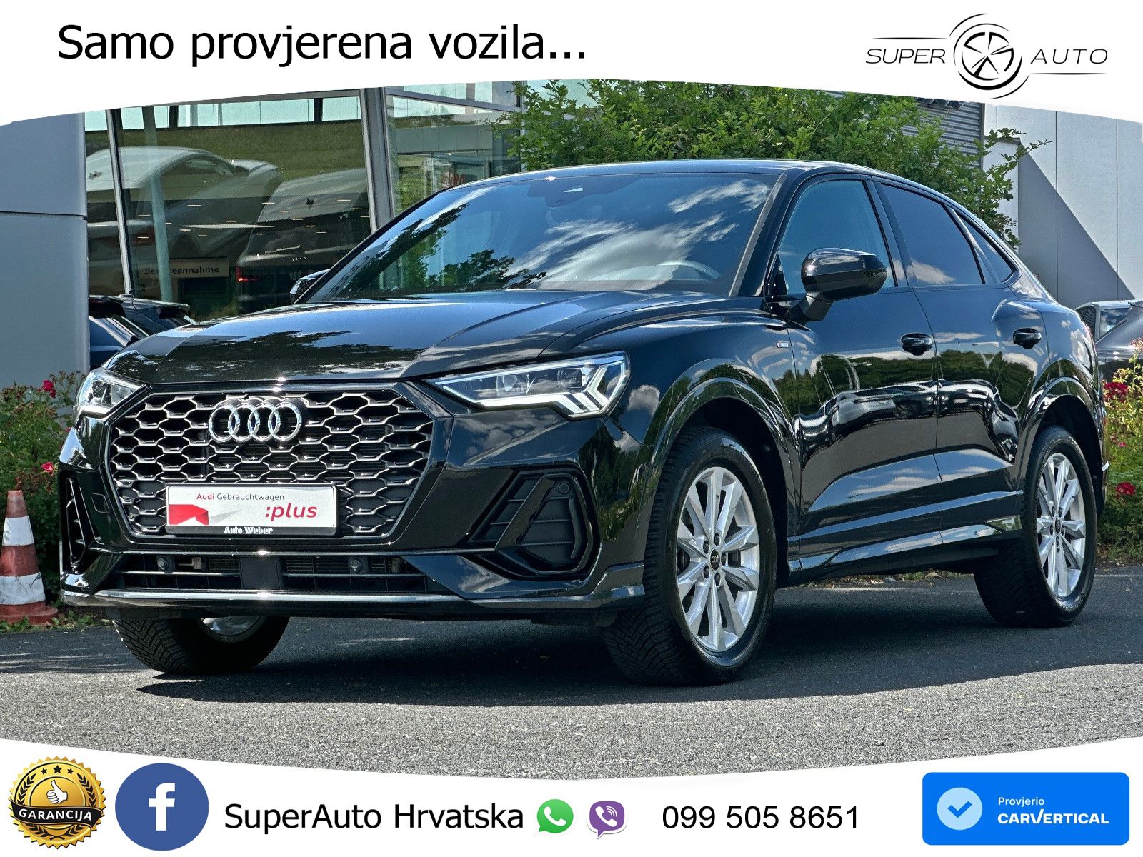 Audi Q3 II Sportback 35 TFSI (150 KS) S tronic S line LED+GR SJED+ACC
