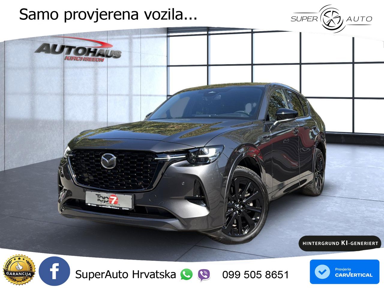 Mazda CX-60 2.5 e-Skyactiv (328 KS) AWD Automatic LED+GR SJED+ACC