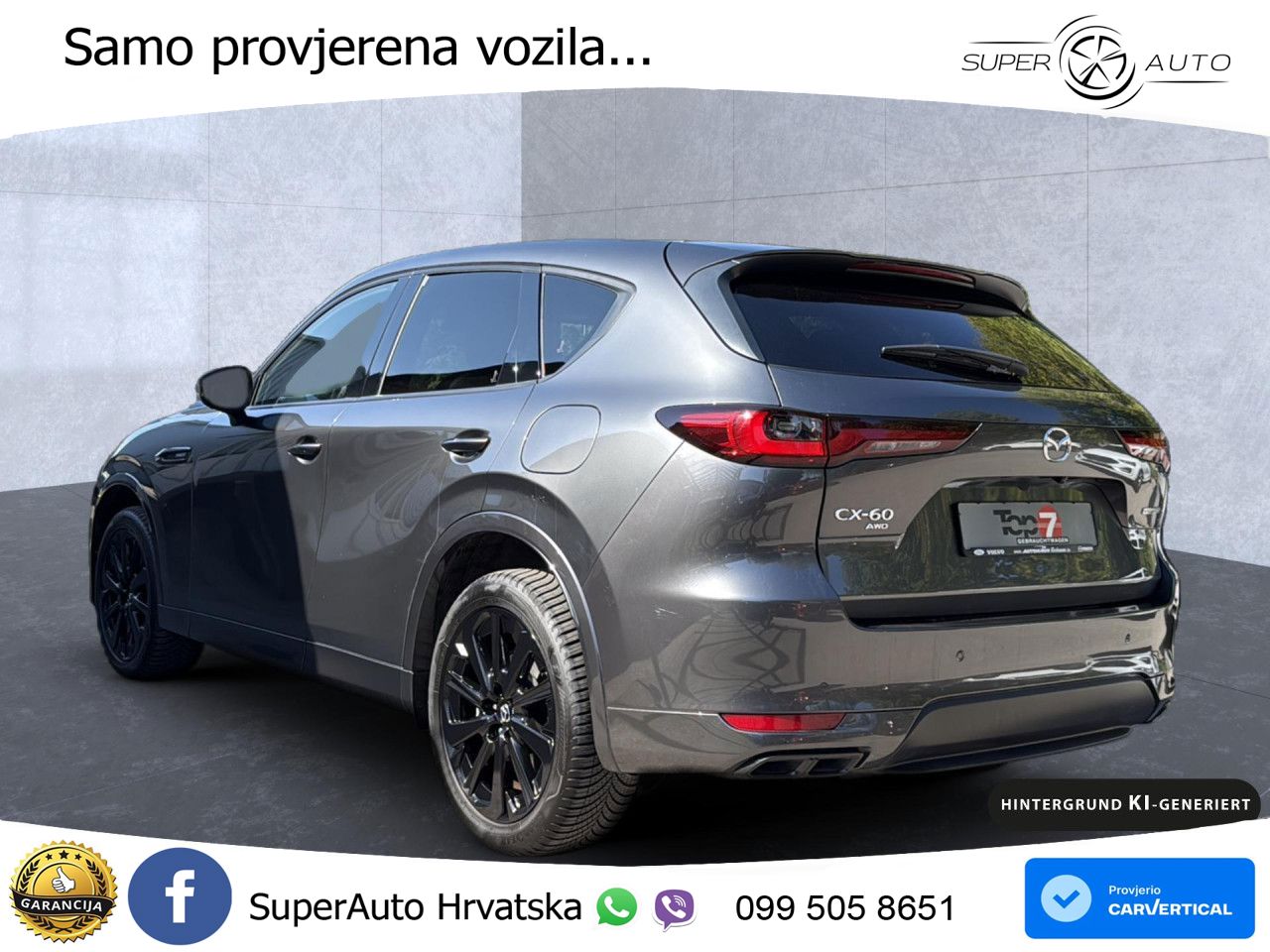 Mazda CX-60 2.5 e-Skyactiv (328 KS) AWD Automatic LED+GR SJED+ACC