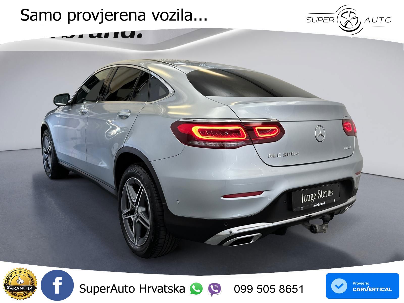 Mercedes GLC Coupe 300d (245 KS) 4MATIC G-TRONIC AMG LED+GR SJED+ACC