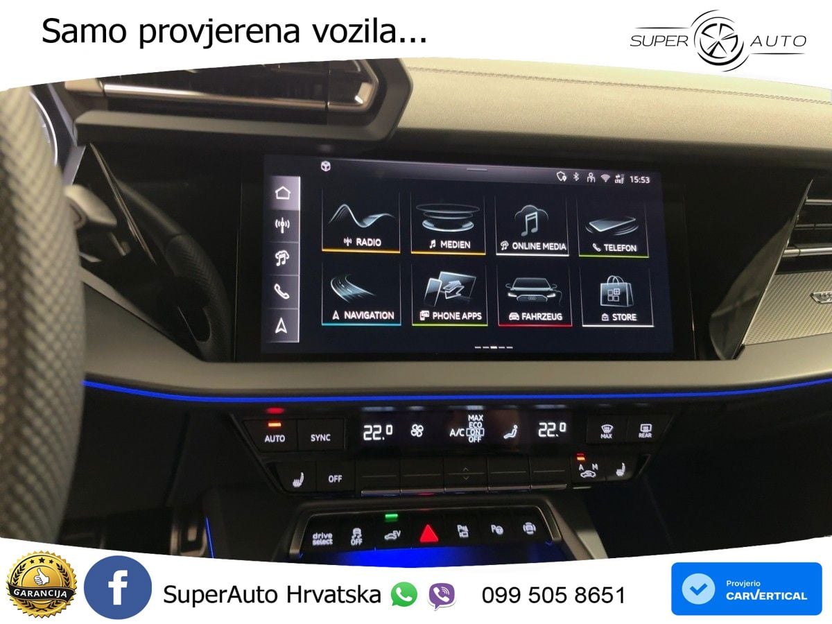 Audi A3 allstreet 40 TFSIe (204 KS) S tronic MATRIX+GR SJED+KAM