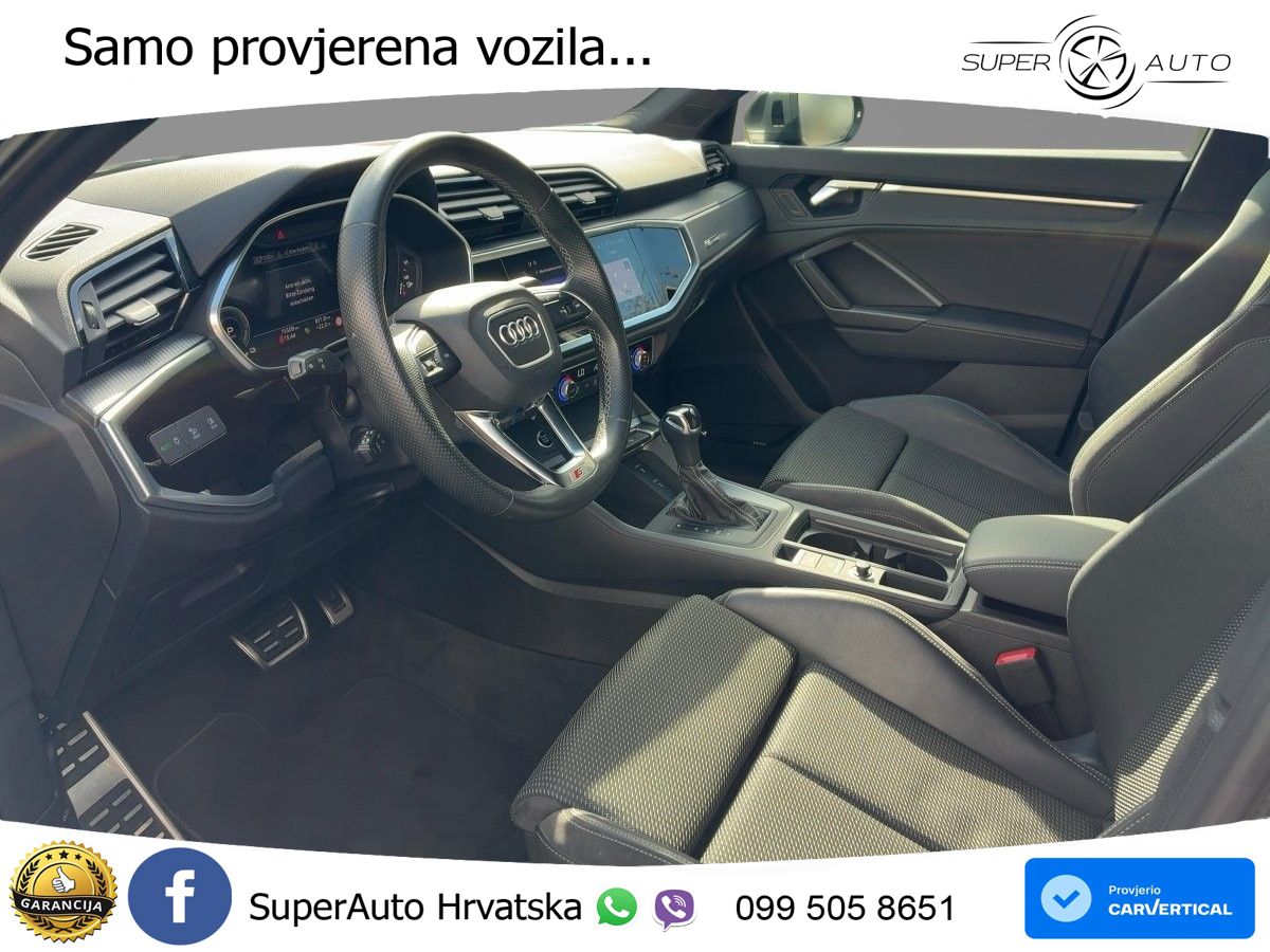 Audi Q3 45 TFSIe (245 KS) S tronic S line LED+GR SJED+ACC