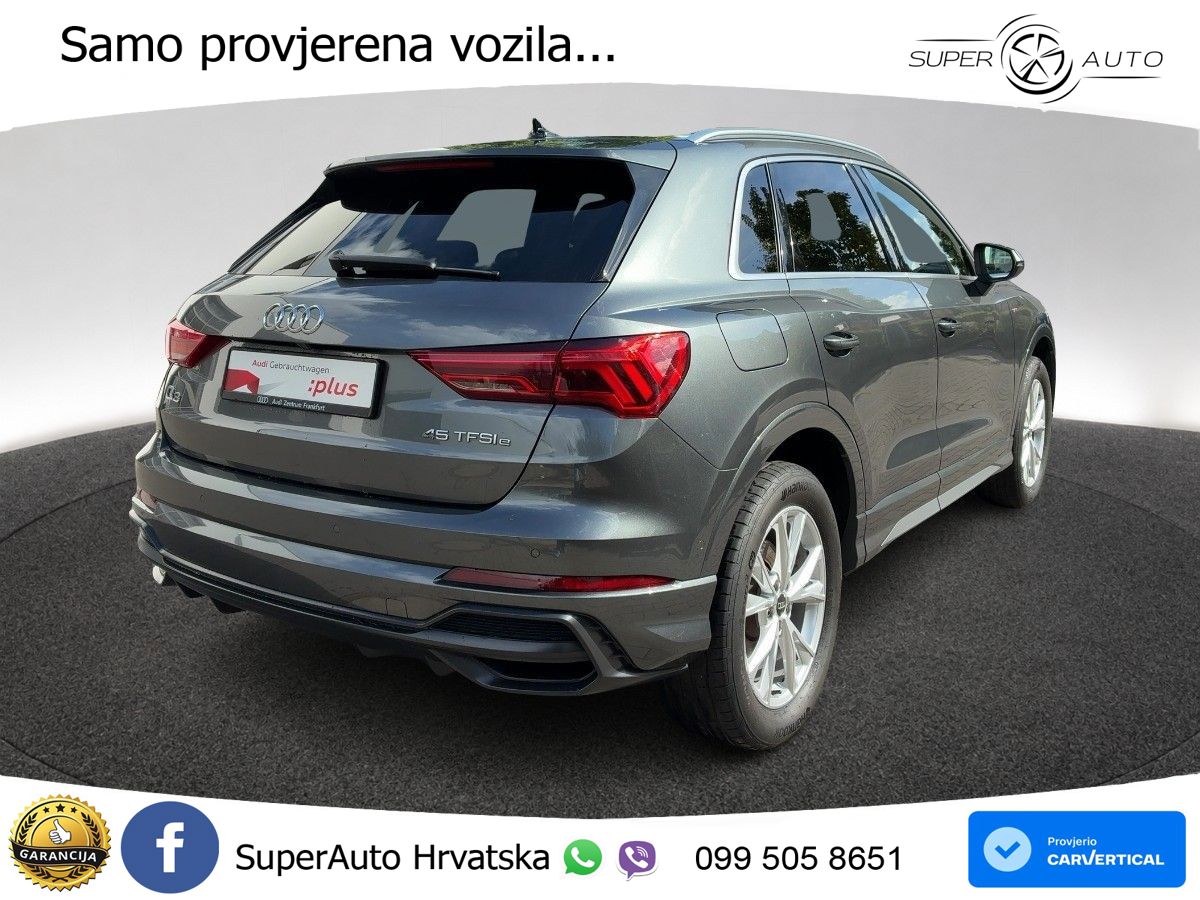 Audi Q3 45 TFSIe (245 KS) S tronic S line LED+GR SJED+ACC