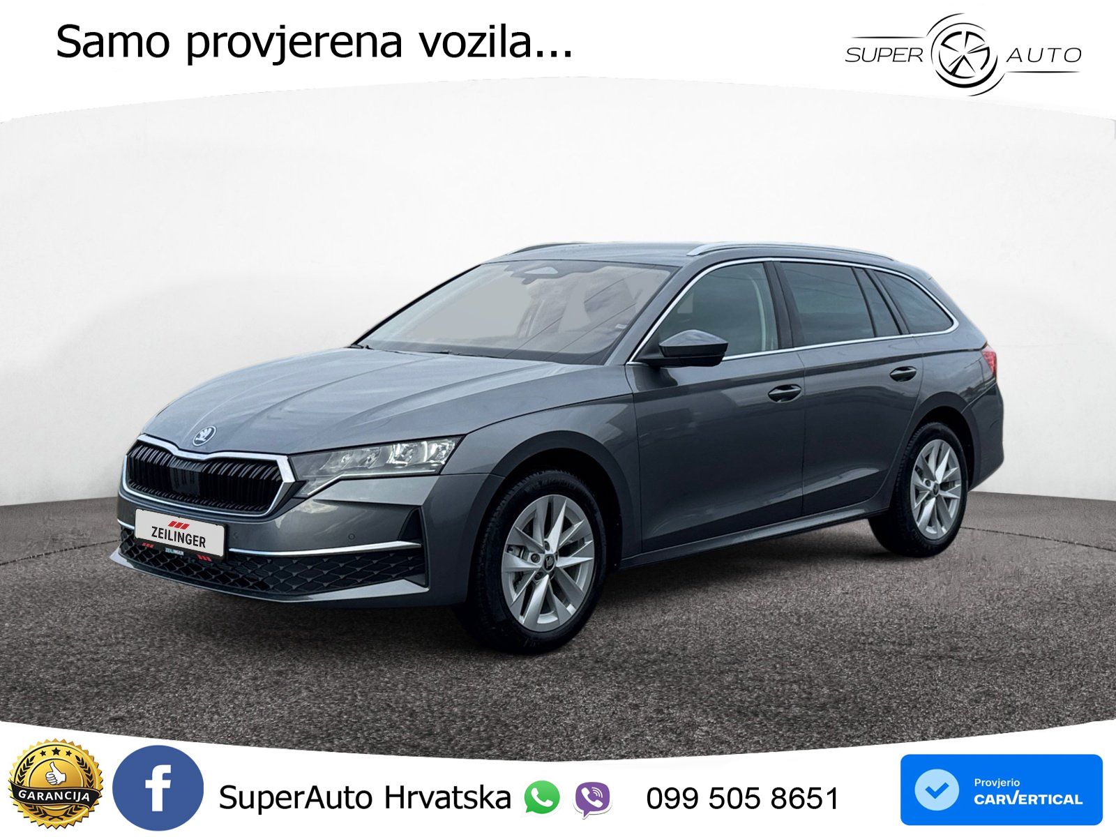 Škoda Octavia Combi 2.0 TDI (150 KS) DSG Selection LED+GR SJED+ACC