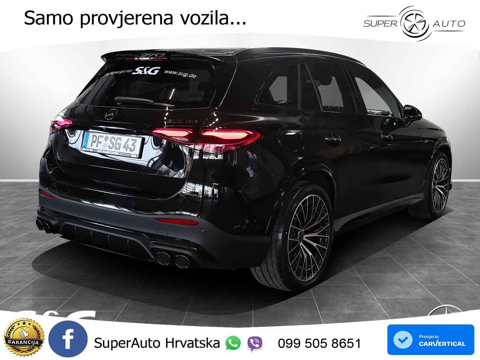 Mercedes AMG GLC 43 (421 KS) 4MATIC AMG SPEEDSHIFT MCT 9G ACC+HEAD+4xGR SJED+360+PANO