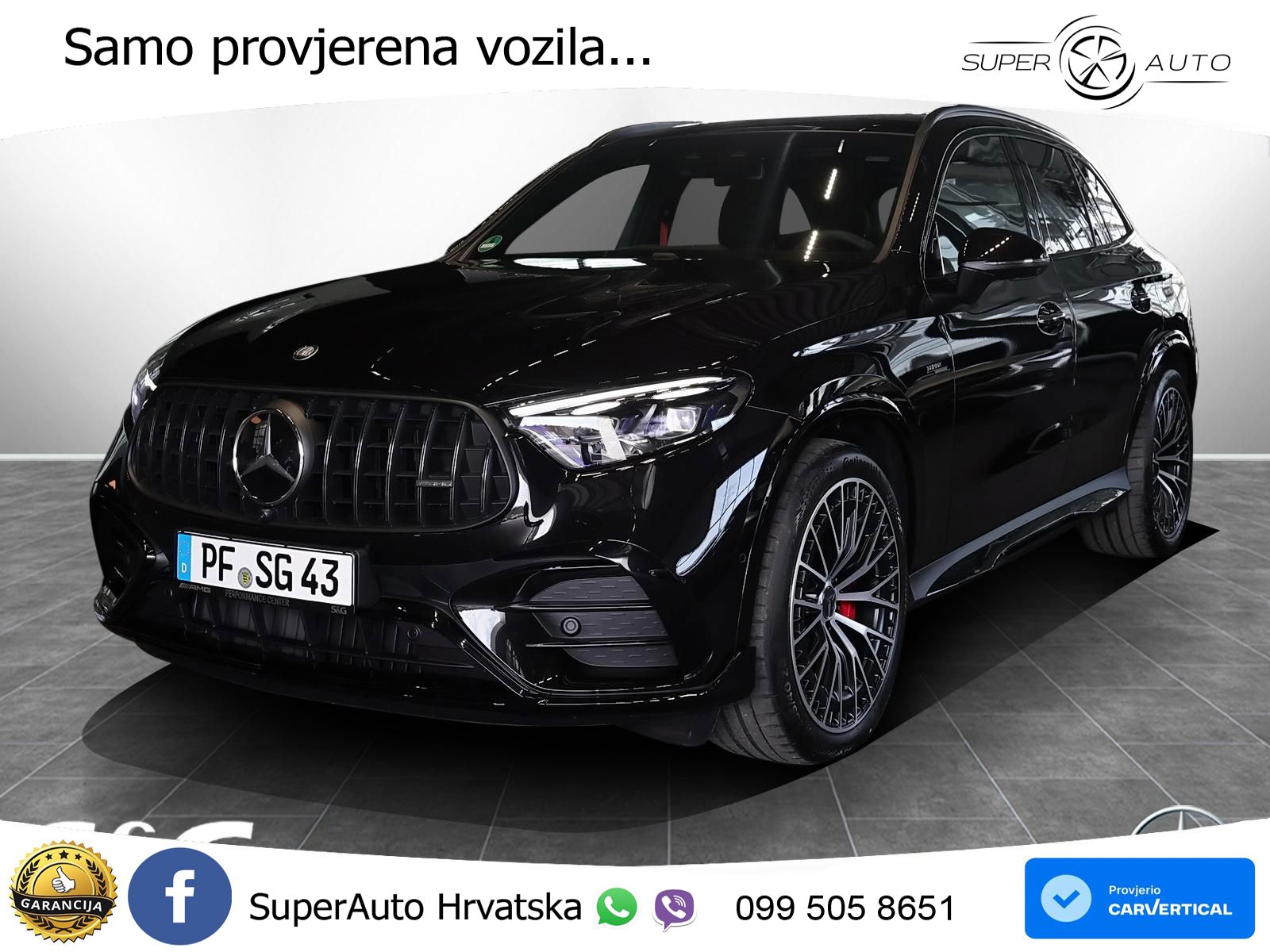 Mercedes AMG GLC 43 (421 KS) 4MATIC AMG SPEEDSHIFT MCT 9G ACC+HEAD+4xGR SJED+360+PANO