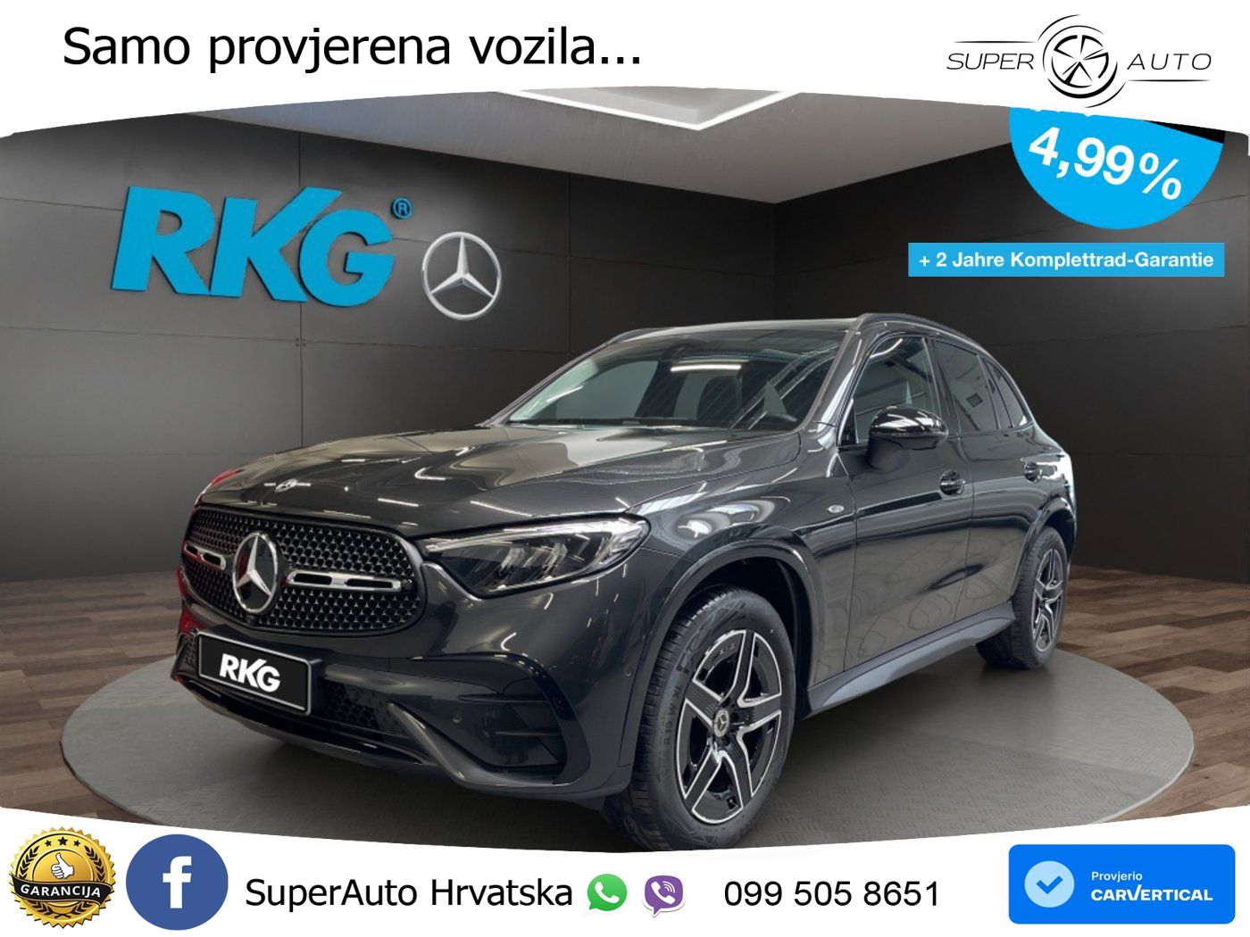 Mercedes GLC 400e (381 KS) 4MATIC 9G-TRONIC AMG ACC+GR SJED+360+PANO