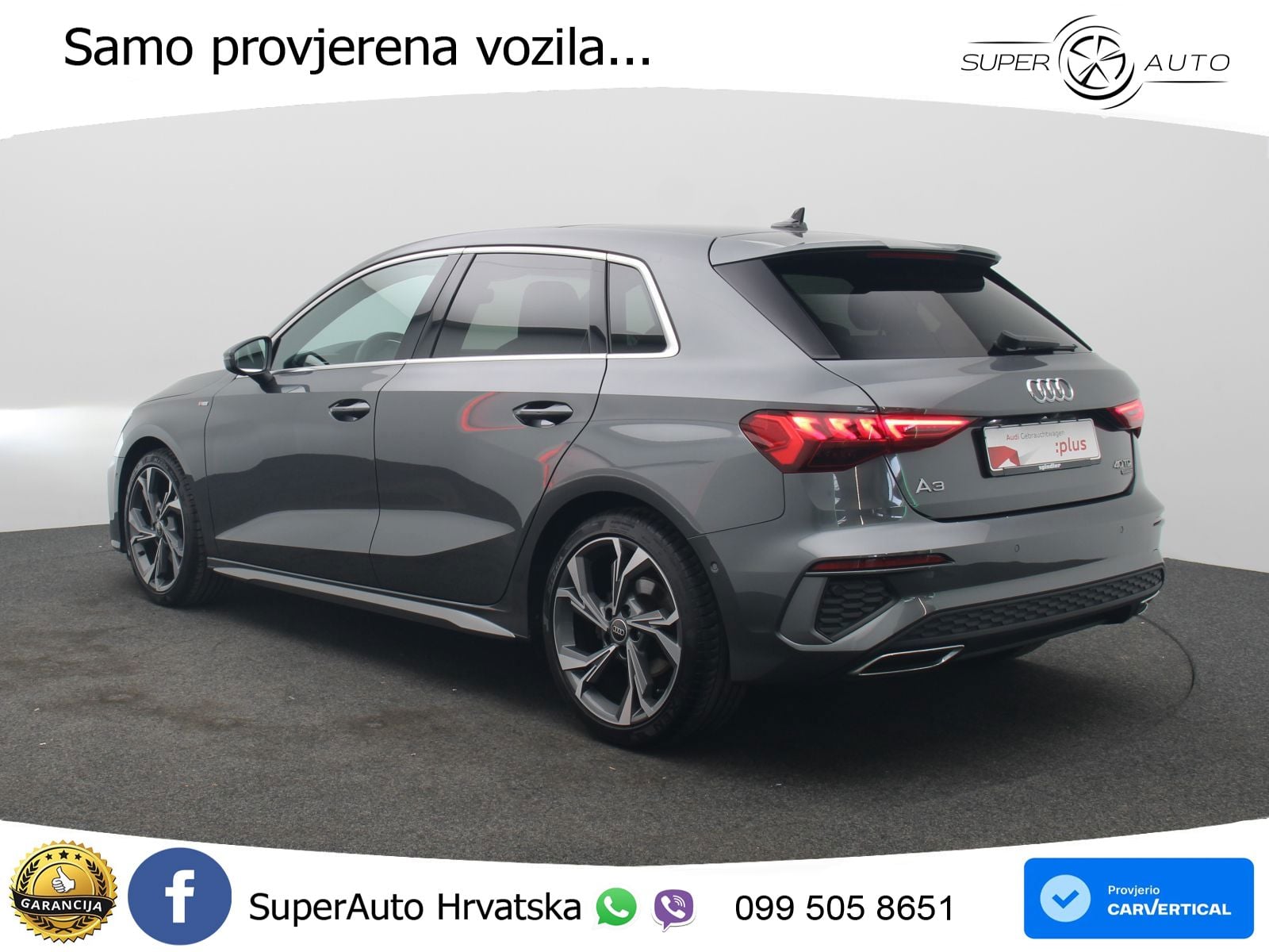 Audi A3 40 TDI (200 KS) quattro S tronic S line LED+GR SJED+ACC