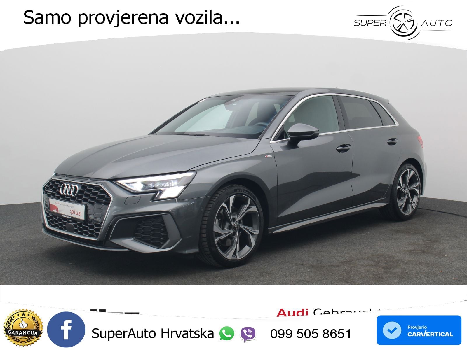 Audi A3 40 TDI (200 KS) quattro S tronic S line LED+GR SJED+ACC
