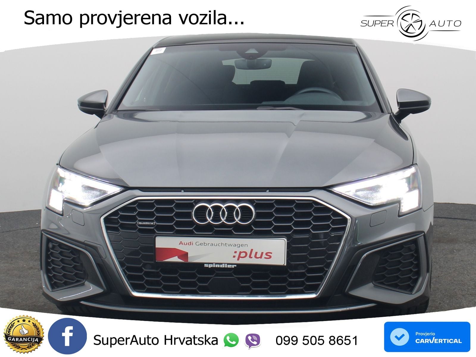 Audi A3 40 TDI (200 KS) quattro S tronic S line LED+GR SJED+ACC