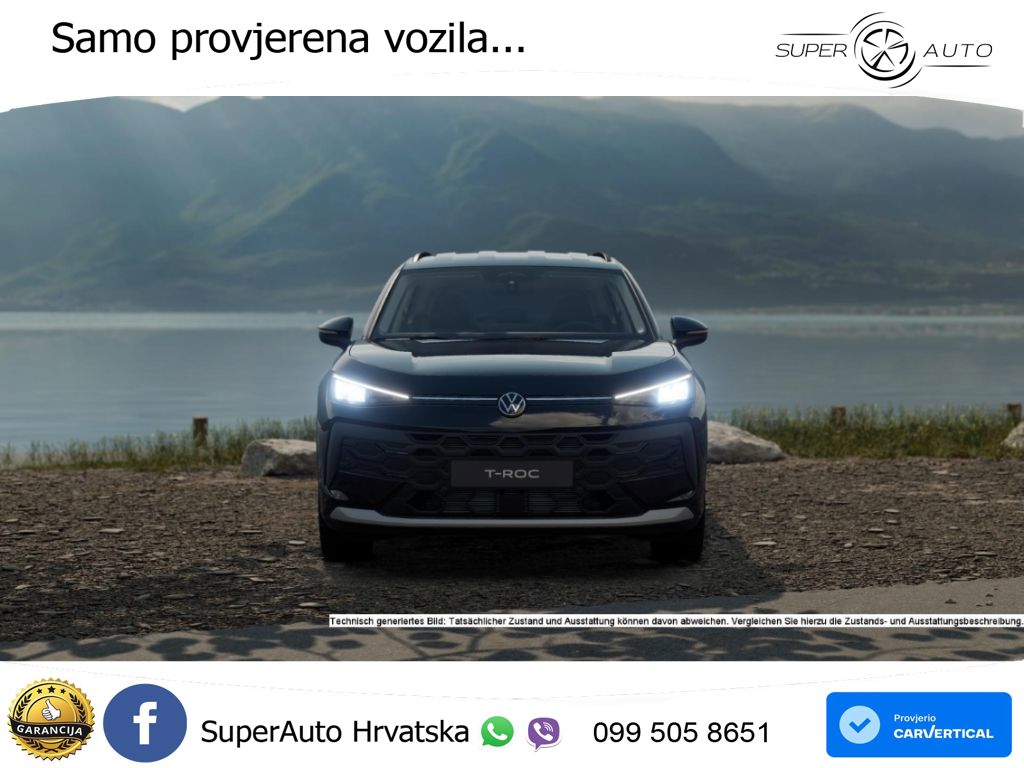 Volkswagen T-Roc 1.5 eTSI (116 KS)  DSG LED+GR SJED+ACC