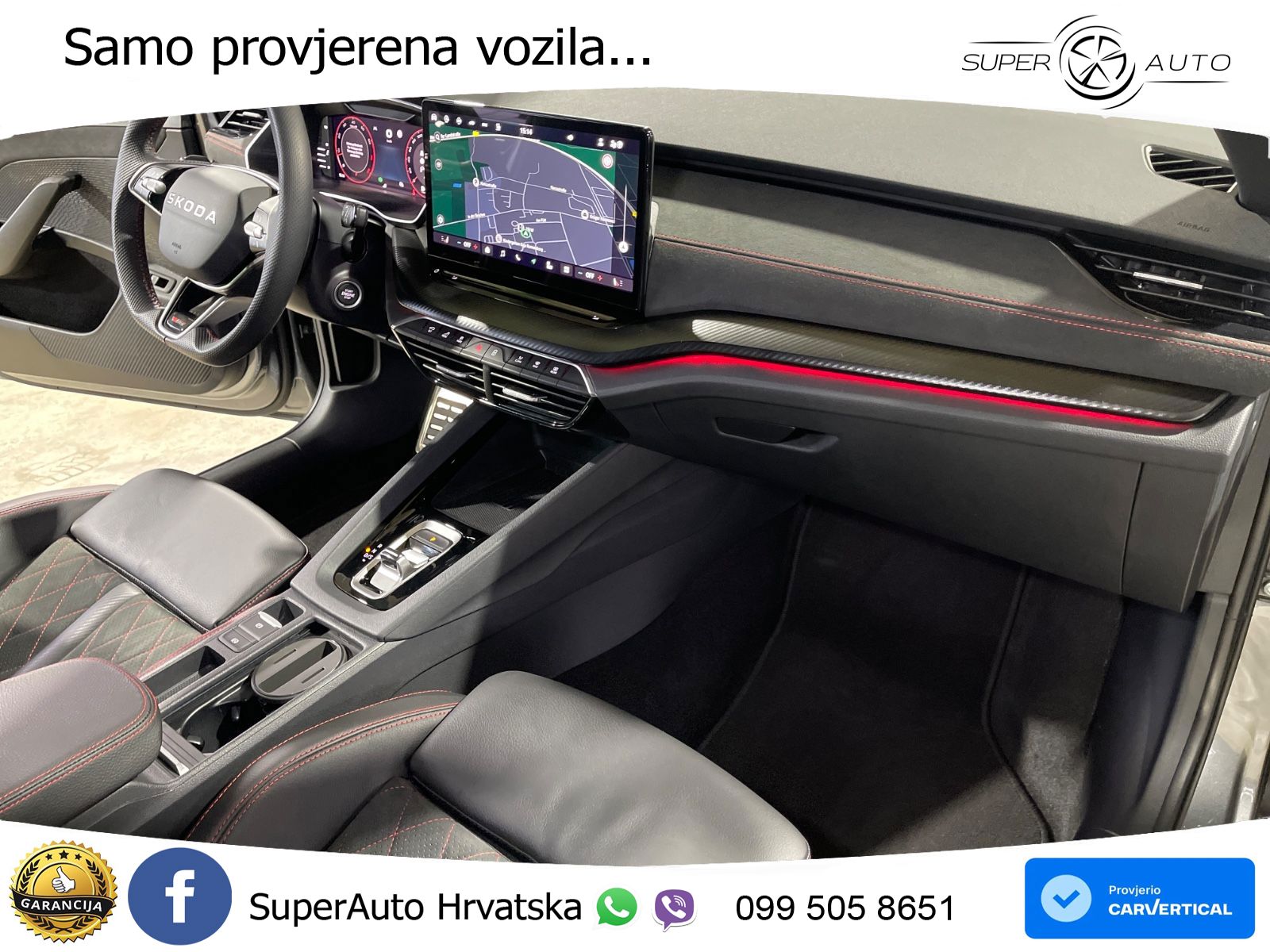 Škoda Octavia Combi RS 2.0 TSI (265 KS) DSG LED+GR SJED+ACC