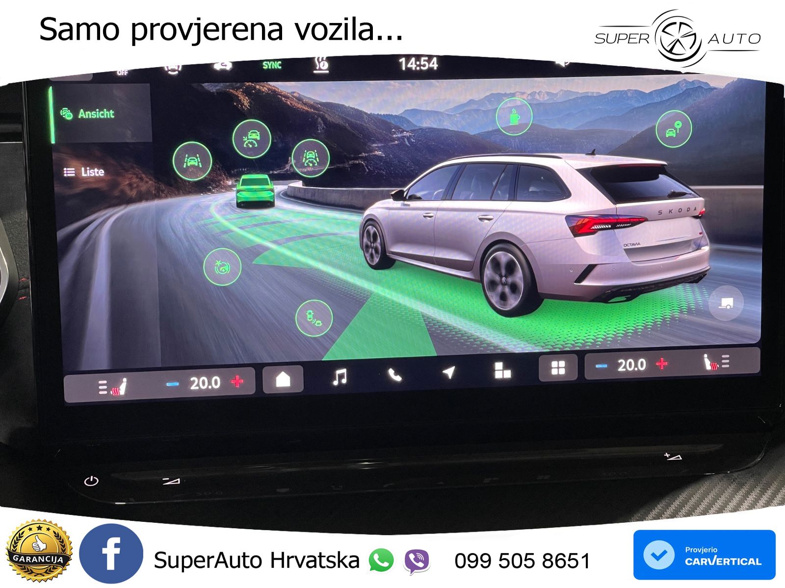 Škoda Octavia Combi RS 2.0 TSI (265 KS) DSG LED+GR SJED+ACC