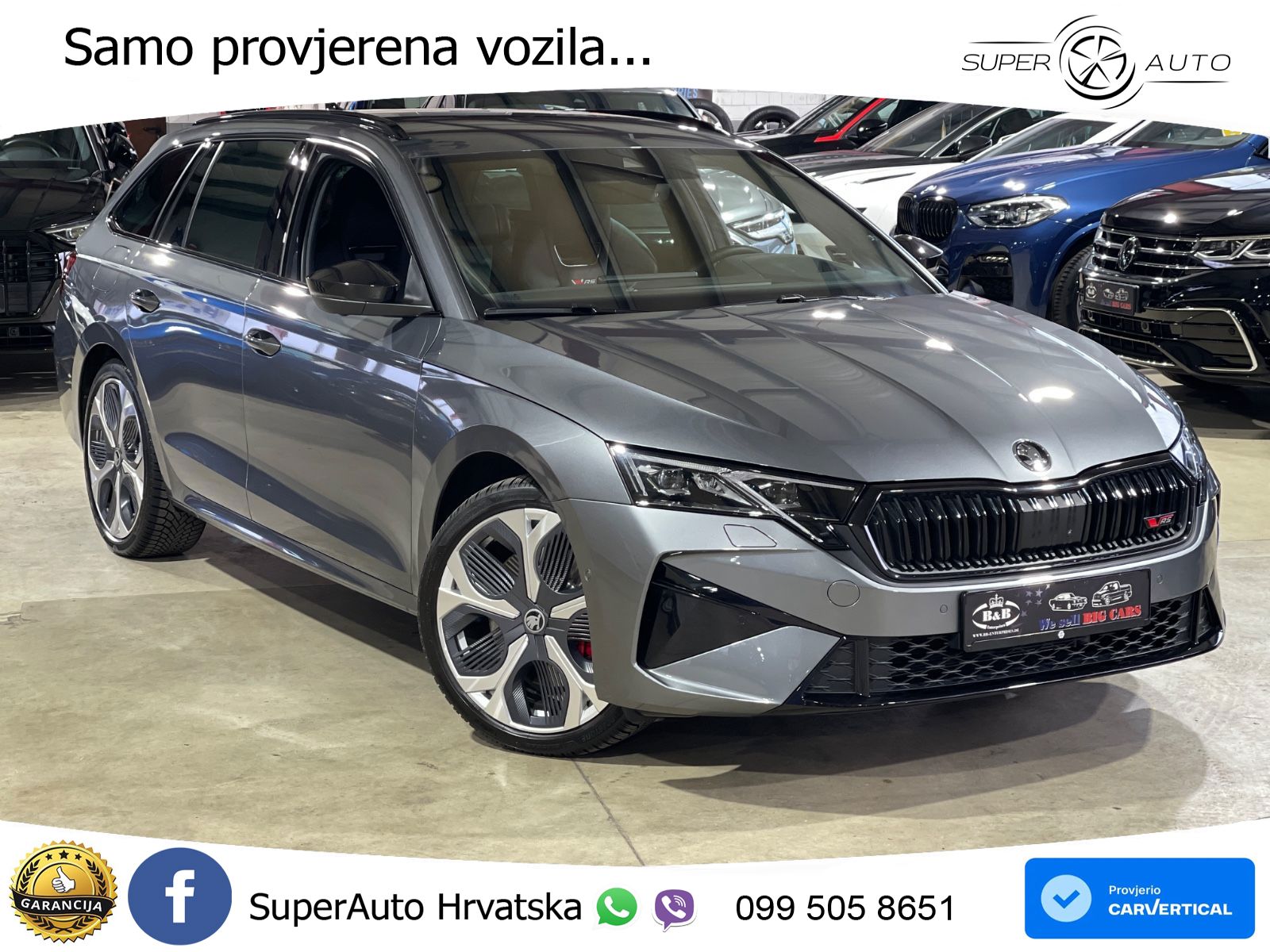 Škoda Octavia Combi RS 2.0 TSI (265 KS) DSG LED+GR SJED+ACC
