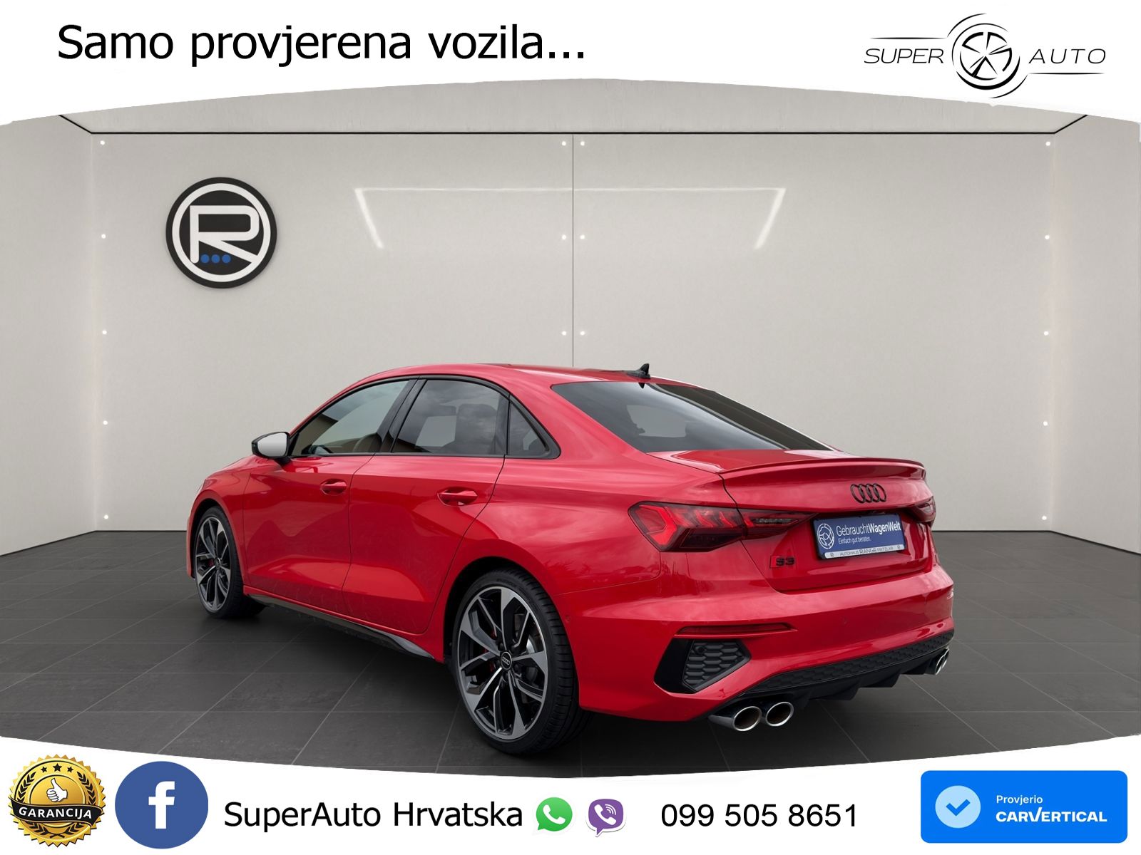 Audi S3 Limuzina 2.0 TFSI (310 KS) quattro S tronic LED+GR SJED+ACC