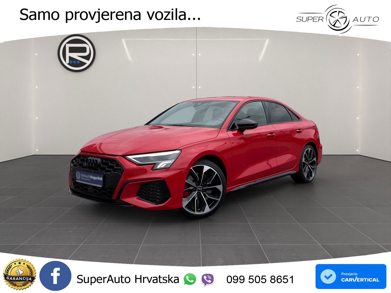 Audi S3 Limuzina 2.0 TFSI (310 KS) quattro S tronic LED+GR SJED+ACC