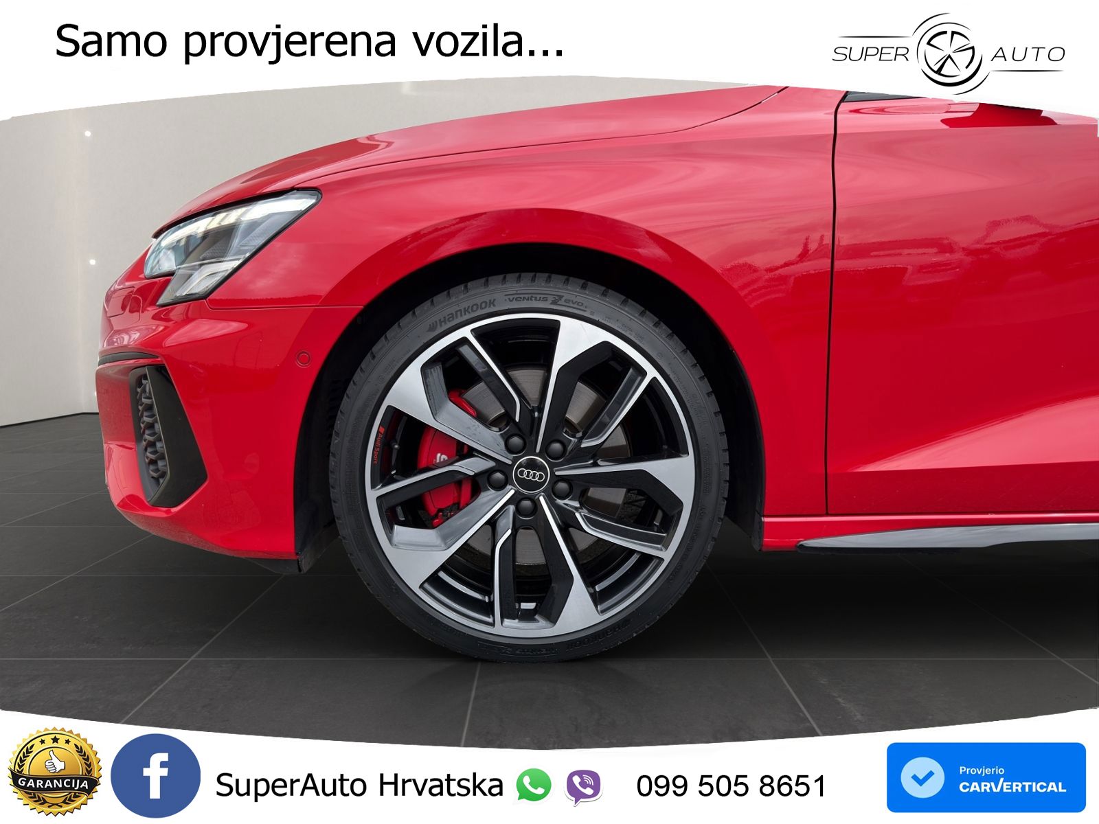 Audi S3 Limuzina 2.0 TFSI (310 KS) quattro S tronic LED+GR SJED+ACC