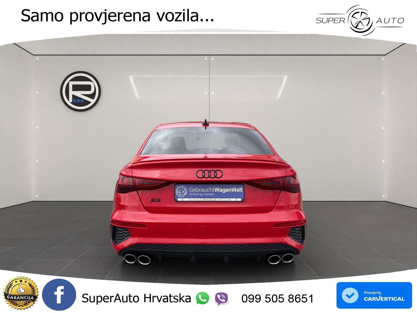 Audi S3 Limuzina 2.0 TFSI (310 KS) quattro S tronic LED+GR SJED+ACC