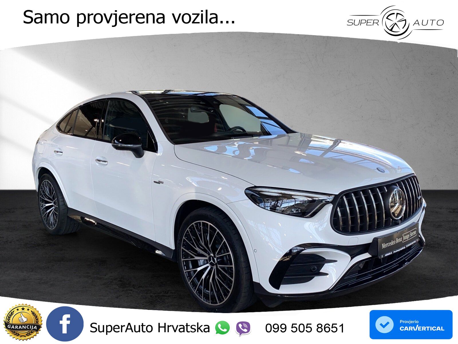 Mercedes GLC Coupe AMG GLC 43 (421 KS) 4MATIC AMG SPEEDSHIFT MCT 9G ACC+HEAD+GR SJED+360+PANO