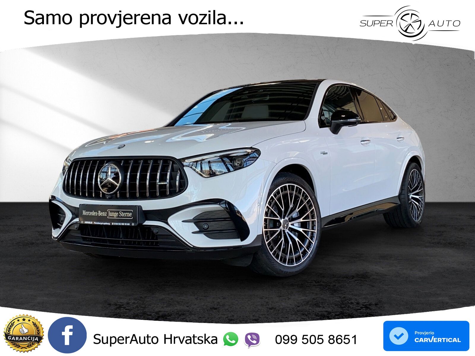 Mercedes GLC Coupe AMG GLC 43 (421 KS) 4MATIC AMG SPEEDSHIFT MCT 9G ACC+HEAD+GR SJED+360+PANO