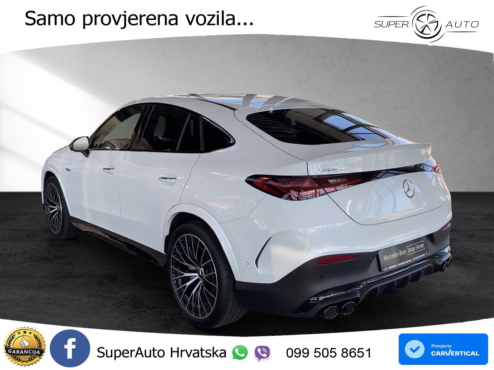 Mercedes GLC Coupe AMG GLC 43 (421 KS) 4MATIC AMG SPEEDSHIFT MCT 9G ACC+HEAD+GR SJED+360+PANO