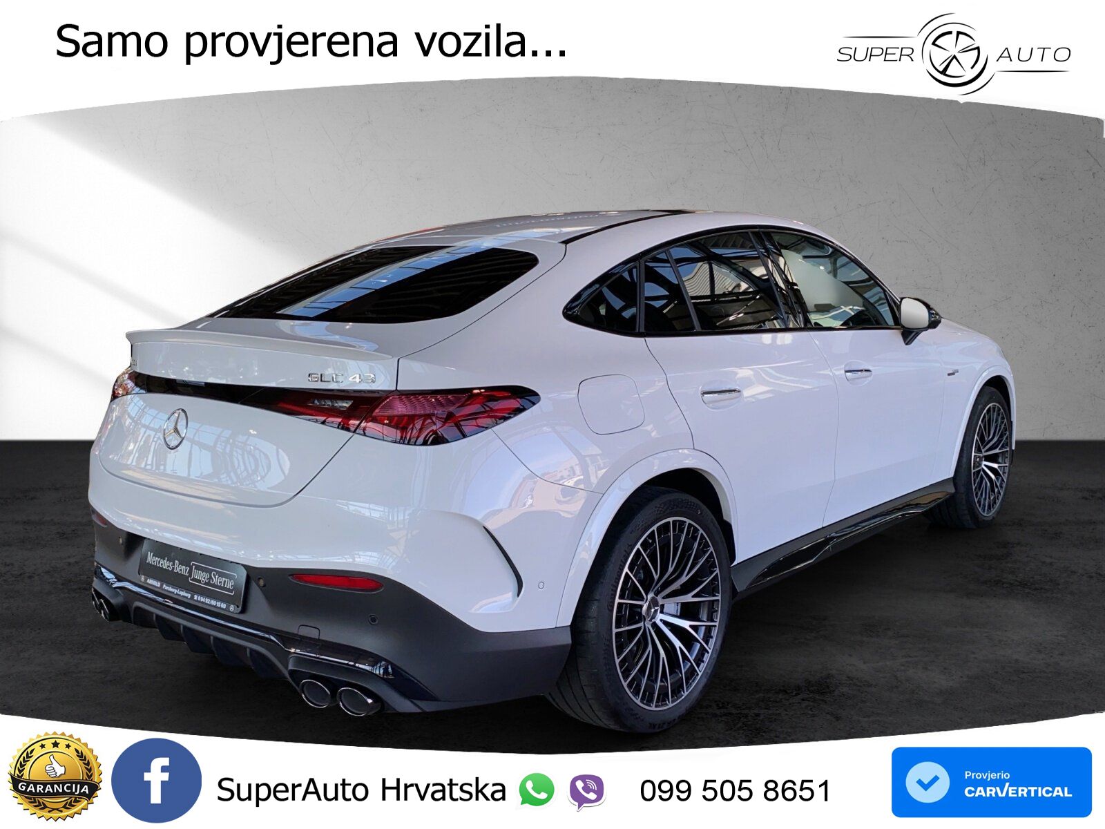 Mercedes GLC Coupe AMG GLC 43 (421 KS) 4MATIC AMG SPEEDSHIFT MCT 9G ACC+HEAD+GR SJED+360+PANO