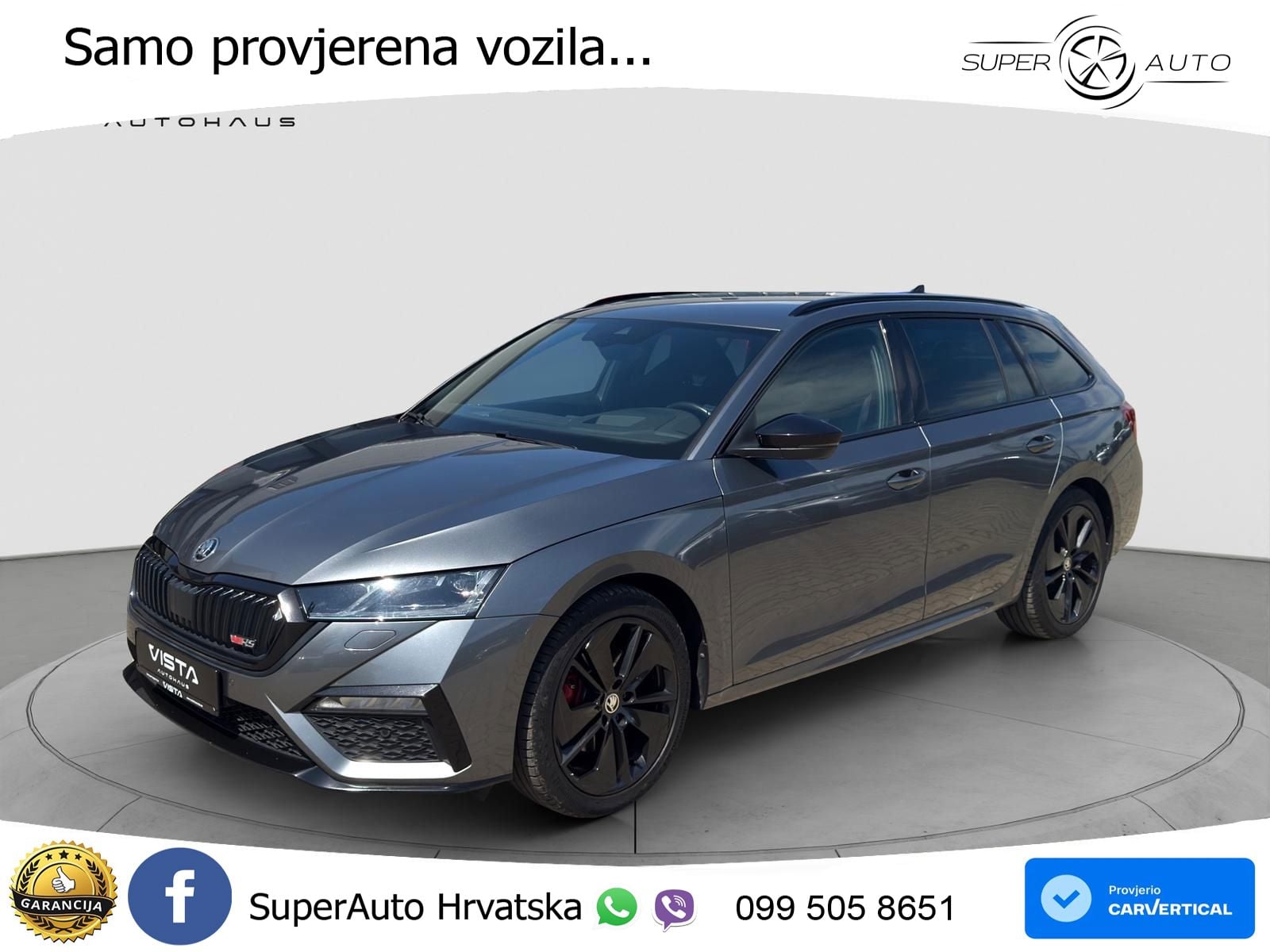 Škoda Octavia Combi RS 2.0 TDI (200 KS) DSG