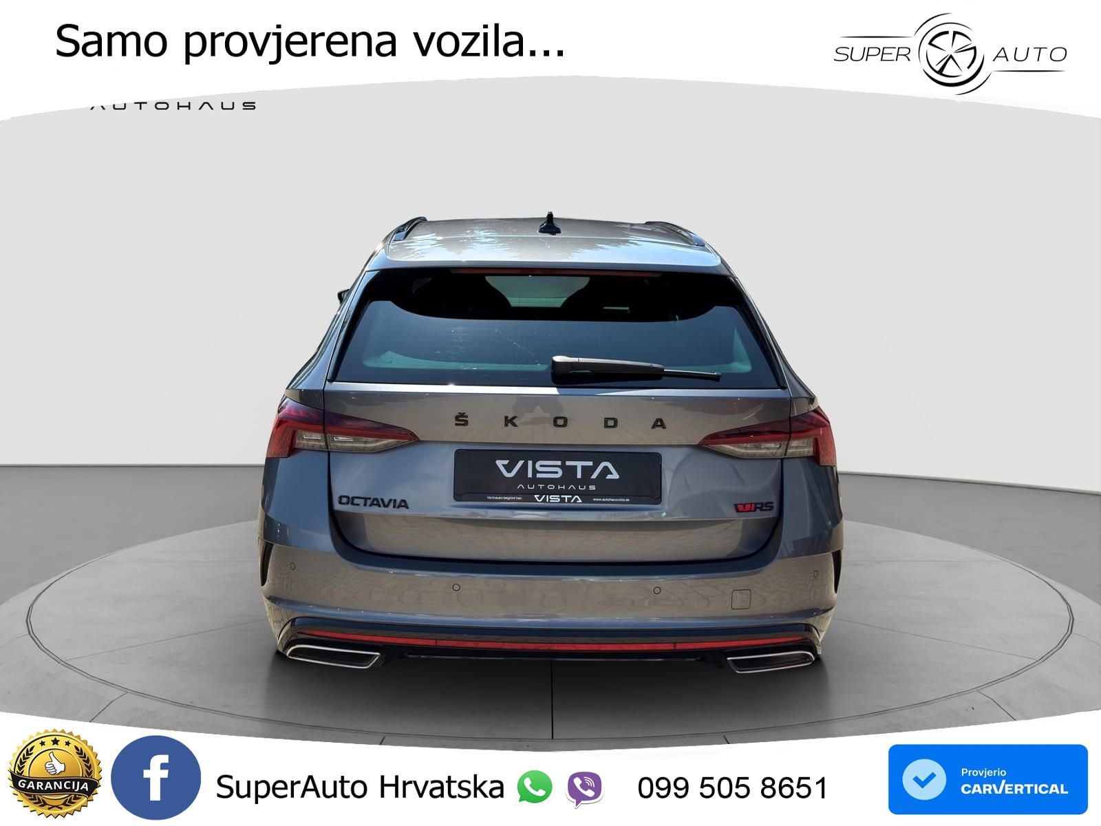 Škoda Octavia Combi RS 2.0 TDI (200 KS) DSG