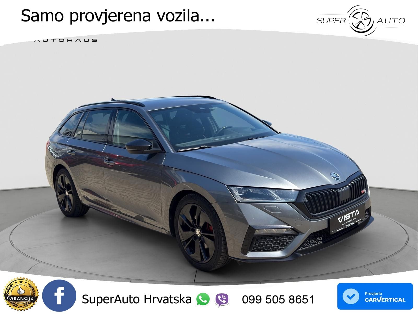 Škoda Octavia Combi RS 2.0 TDI (200 KS) DSG