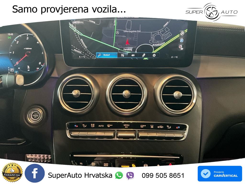 Mercedes GLC 400d (330 KS) 4MATIC 9G-TRONIC AMG ZRAČNI+ACC+GR SJED+360+PANO