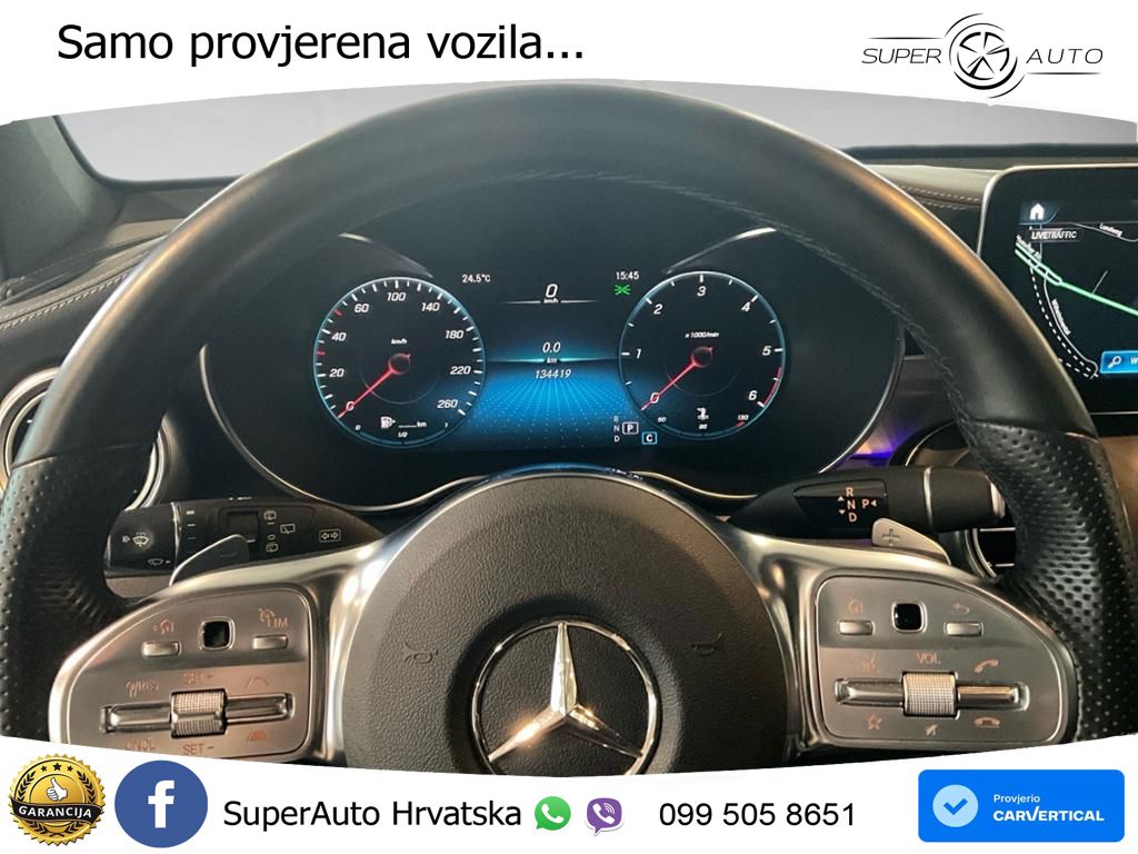Mercedes GLC 400d (330 KS) 4MATIC 9G-TRONIC AMG ZRAČNI+ACC+GR SJED+360+PANO