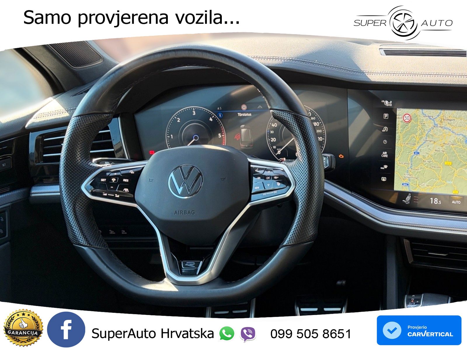 Volkswagen Touareg 3.0 V6 TDI (286 KS) 4MOTION Tiptronic R-Line LED+GR SJED+ACC