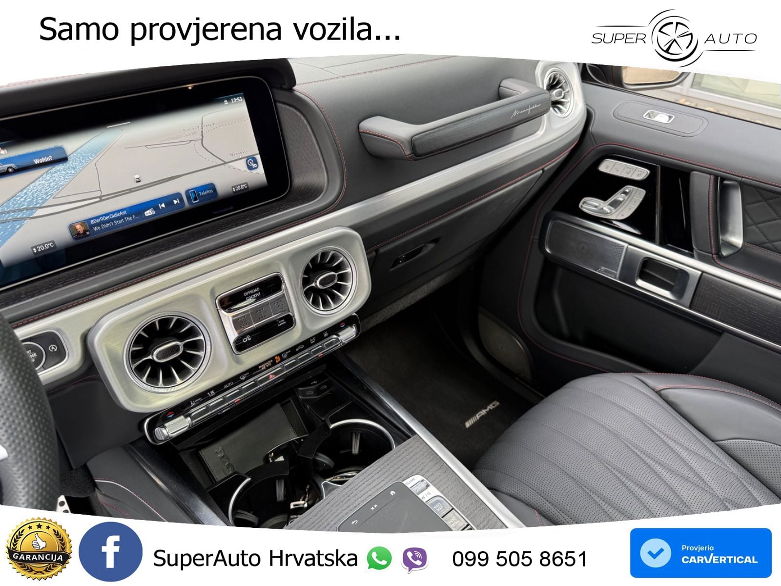 Mercedes AMG G 63 Long V8 (585 KS) 4MATIC 9G-TRONIC AMG SPEEDSHIFT TCT Superior LED+GR SJED+ACC