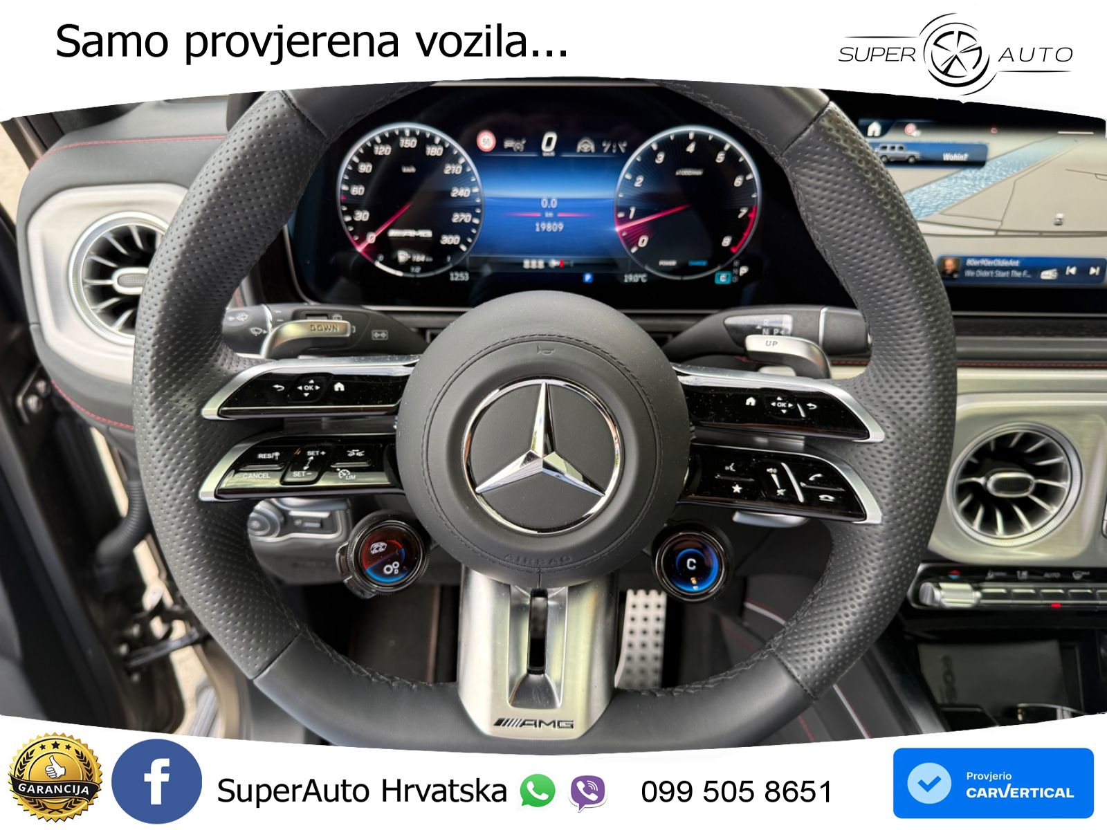 Mercedes AMG G 63 Long V8 (585 KS) 4MATIC 9G-TRONIC AMG SPEEDSHIFT TCT Superior LED+GR SJED+ACC