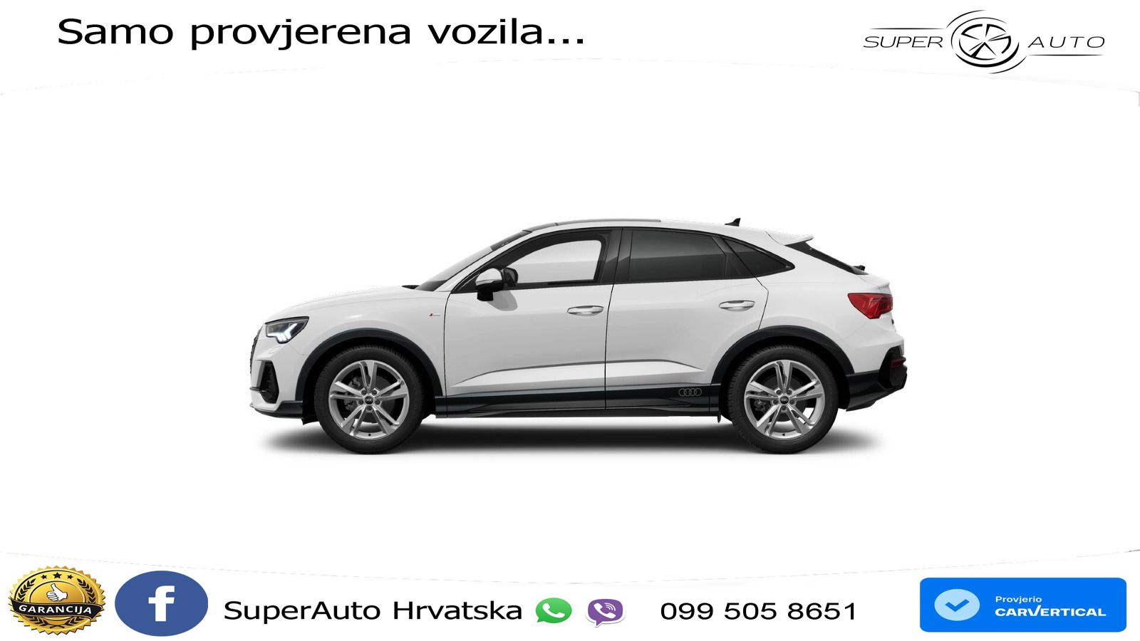 Audi Q3 Sportback 35 TDI (150 KS) quattro S tronic S line LED+GR SJED+ACC
