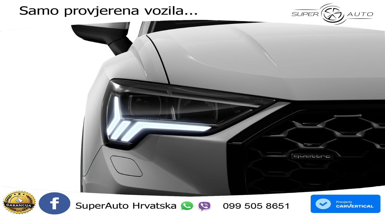 Audi Q3 Sportback 35 TDI (150 KS) quattro S tronic S line LED+GR SJED+ACC