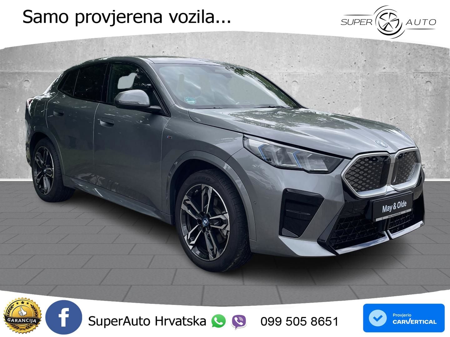 BMW iX2 66.5 kWh (313 KS) xDrive30 M Sport LED+GR SJED+ACC