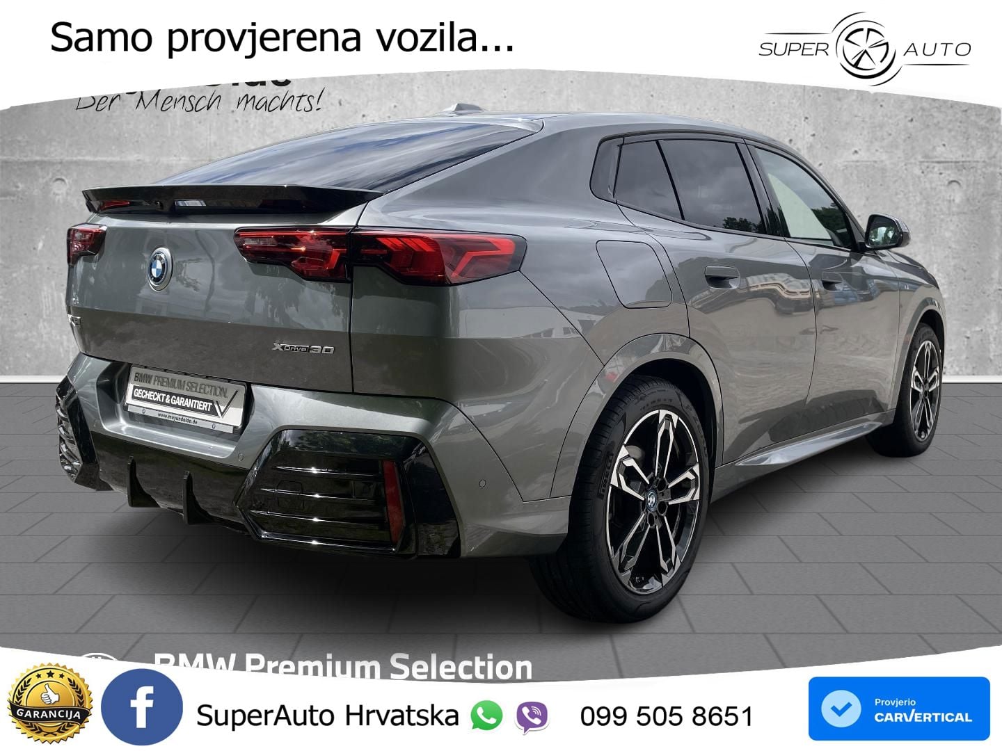 BMW iX2 66.5 kWh (313 KS) xDrive30 M Sport LED+GR SJED+ACC