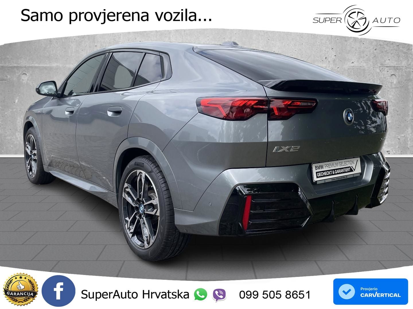 BMW iX2 66.5 kWh (313 KS) xDrive30 M Sport LED+GR SJED+ACC