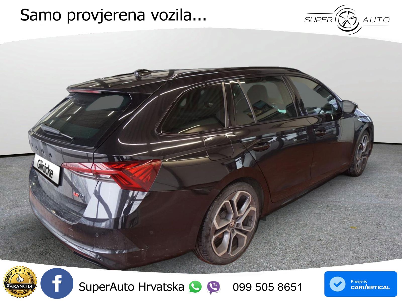 Škoda Octavia Combi RS 2.0 TDI (200 KS) DSG LED+GR SJED+ACC