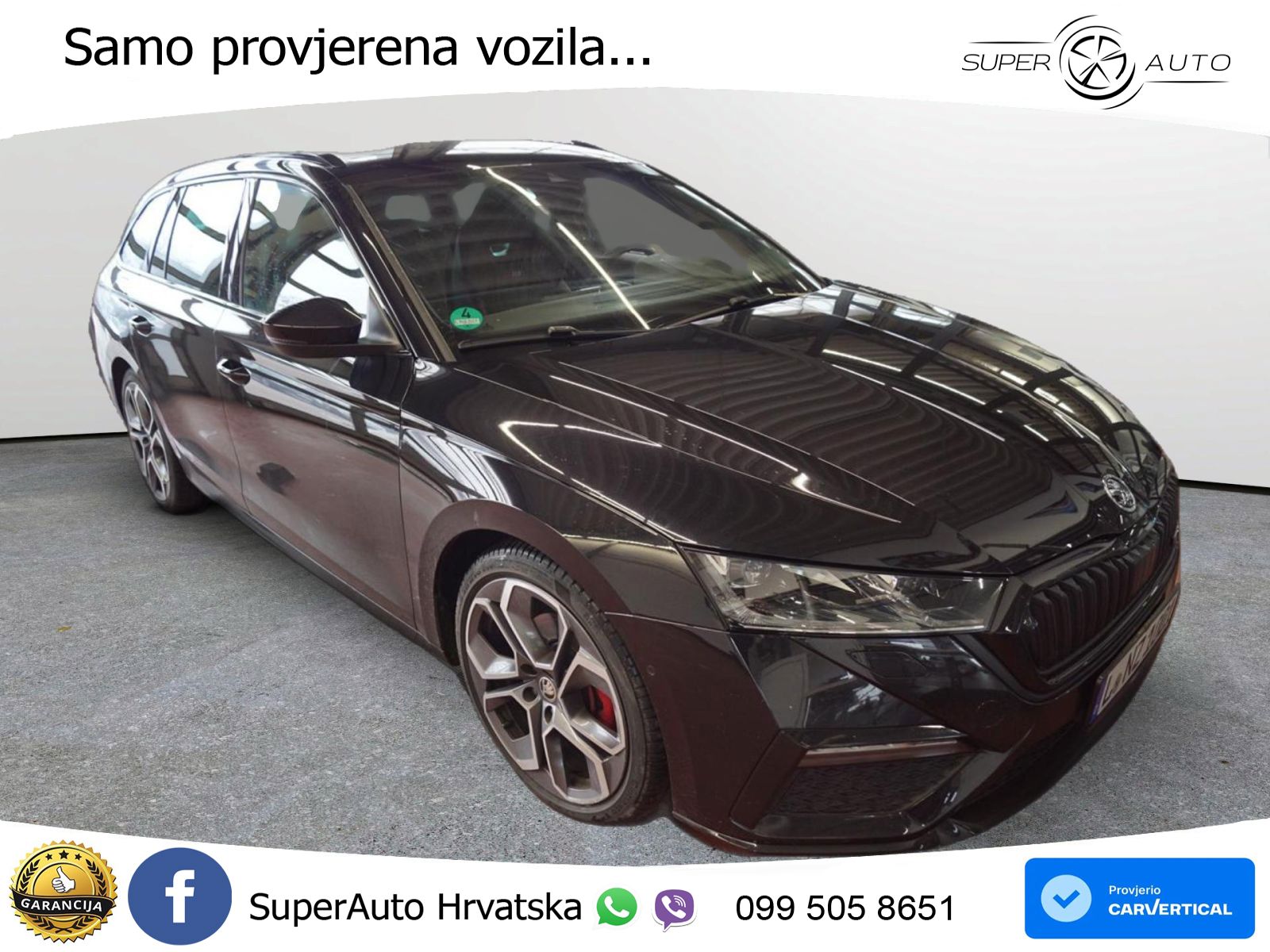 Škoda Octavia Combi RS 2.0 TDI (200 KS) DSG LED+GR SJED+ACC