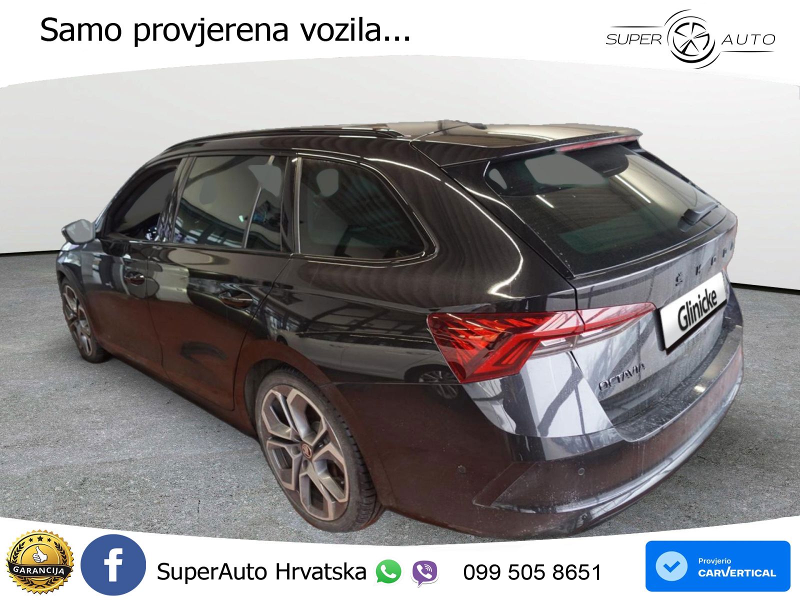 Škoda Octavia Combi RS 2.0 TDI (200 KS) DSG LED+GR SJED+ACC