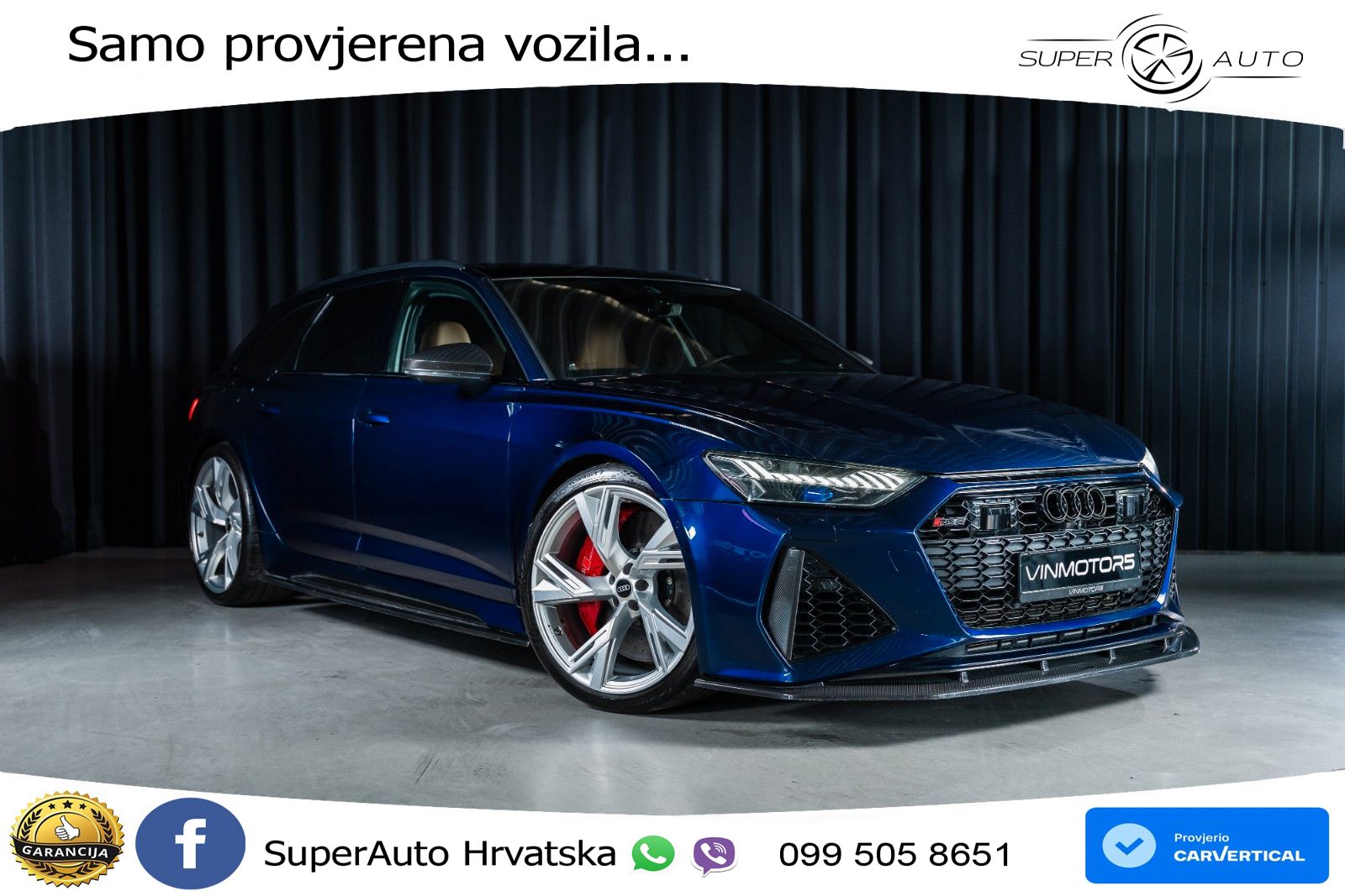 Audi RS6 Avant 4.0 TFSI V8 (600 KS) quattro Tiptronic LED+GR SJED+ACC
