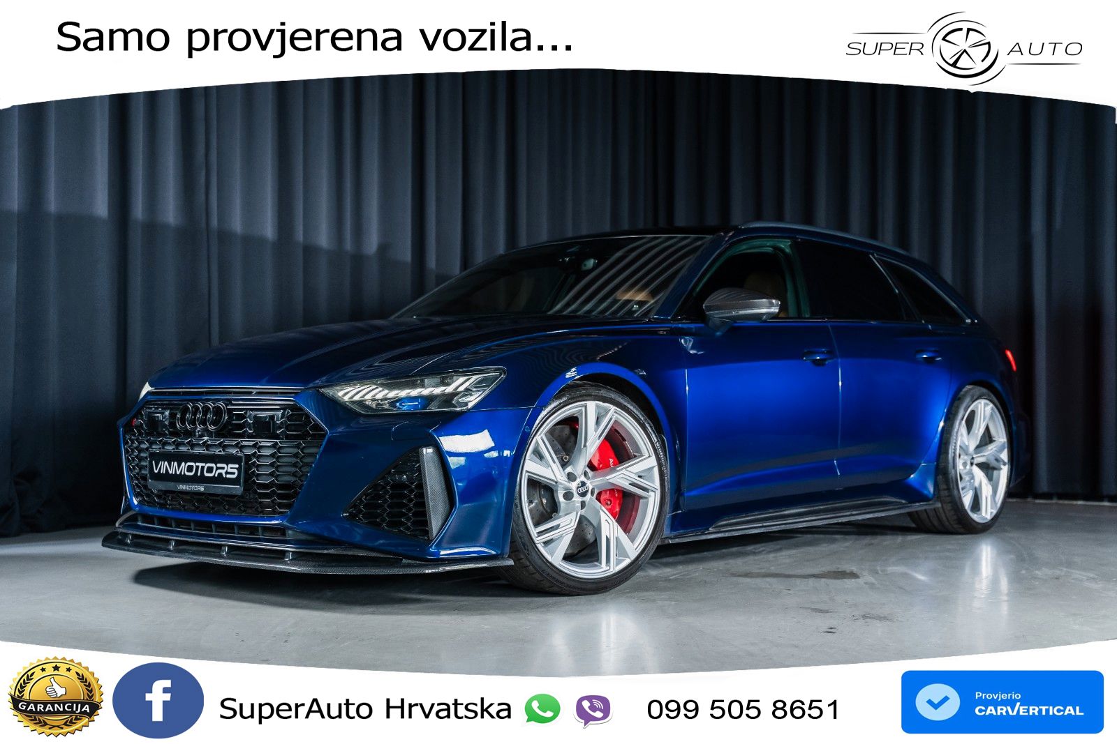 Audi RS6 Avant 4.0 TFSI V8 (600 KS) quattro Tiptronic LED+GR SJED+ACC