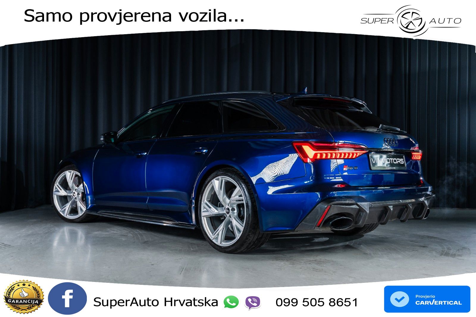 Audi RS6 Avant 4.0 TFSI V8 (600 KS) quattro Tiptronic LED+GR SJED+ACC