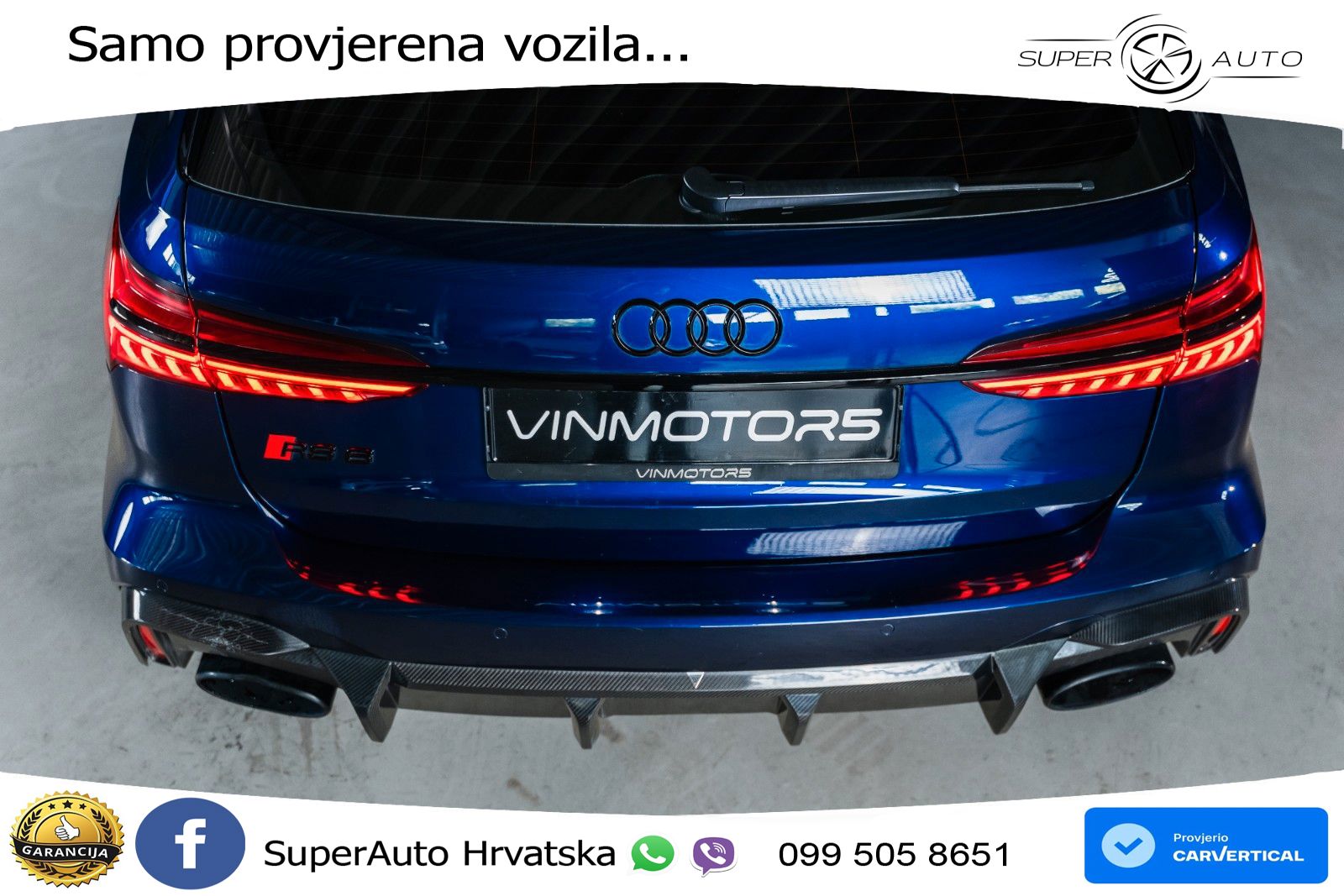 Audi RS6 Avant 4.0 TFSI V8 (600 KS) quattro Tiptronic LED+GR SJED+ACC