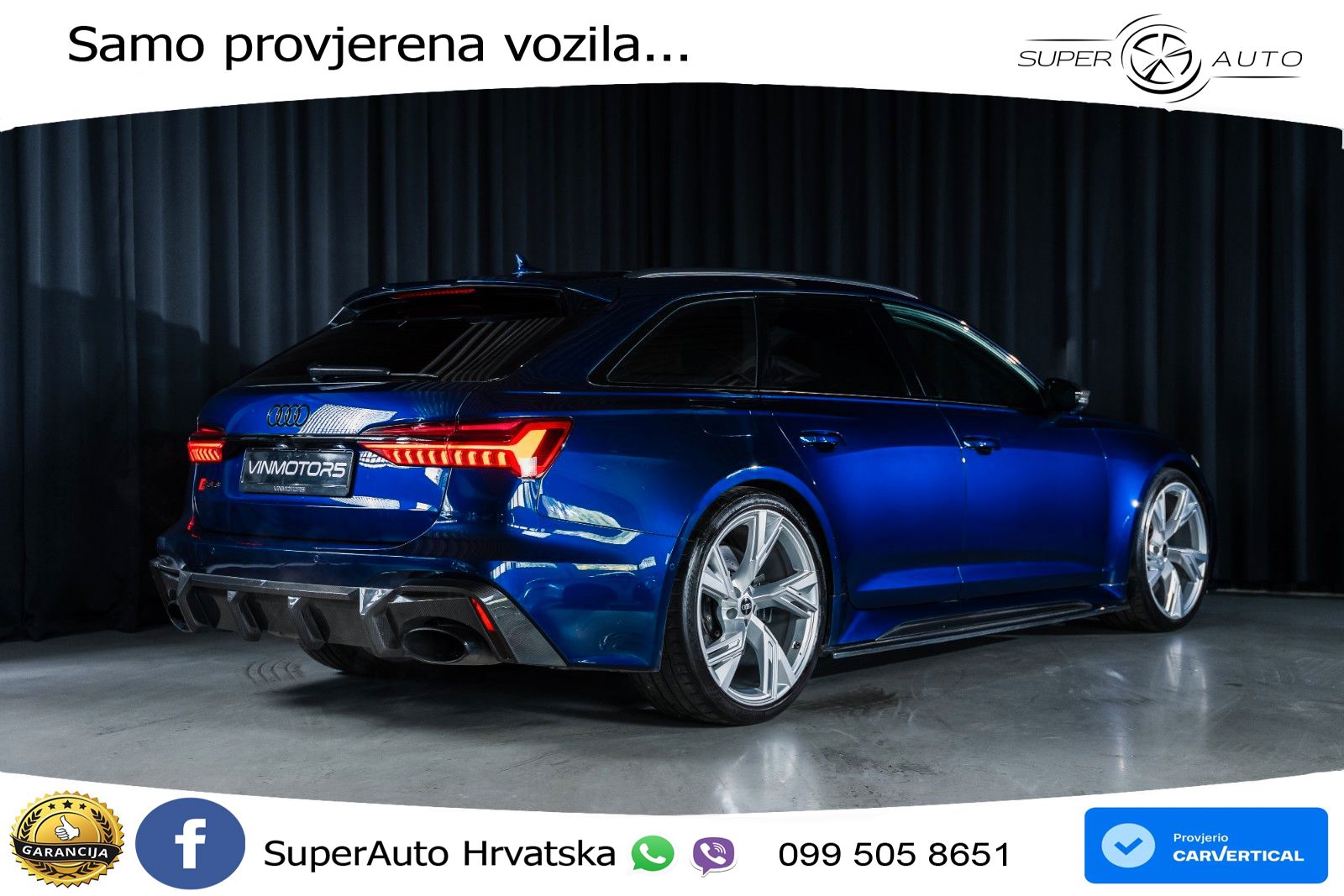 Audi RS6 Avant 4.0 TFSI V8 (600 KS) quattro Tiptronic LED+GR SJED+ACC