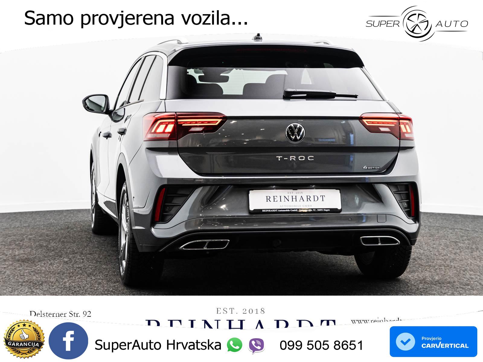 Volkswagen T-Roc I 2.0 TSI (190 KS) 4M DSG LED+GR SJED+ACC