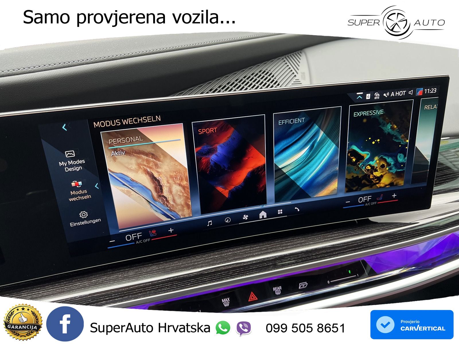 BMW 740d (299 KS) xDrive Steptronic ZRAČNI+ACC+GR SJED+KAM+PANO